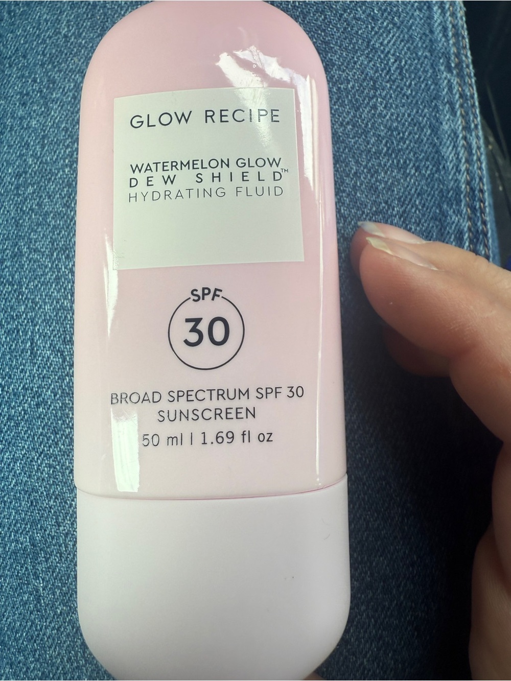 🧡 2/$40 Glow Recipe Watermelon Glow Dew Shield Hydrating Fluid SPF 30 Sunscreen